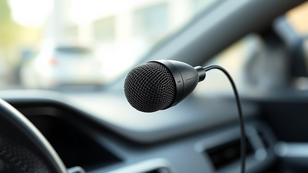 car call microphone selection
