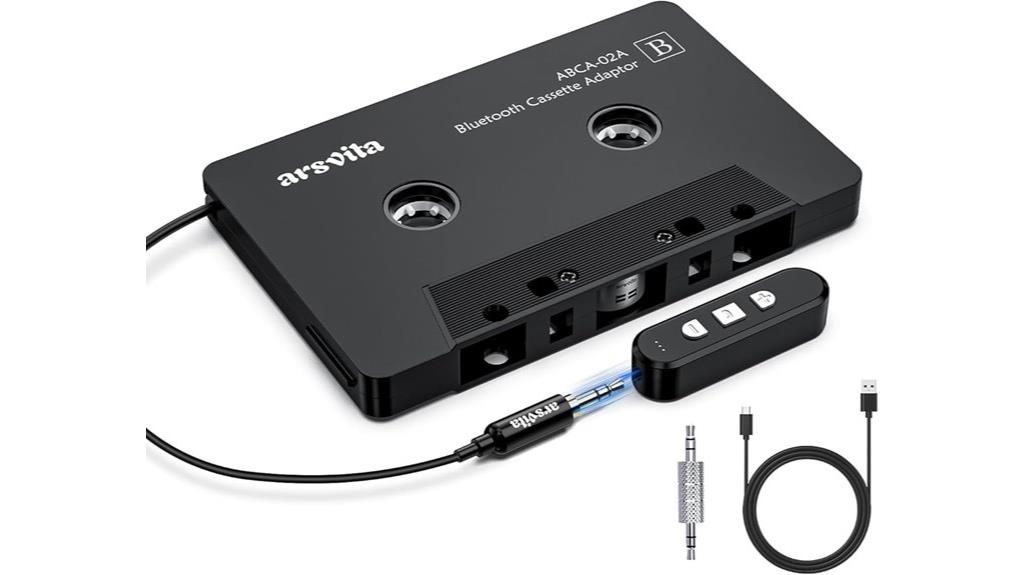 car cassette aux bluetooth