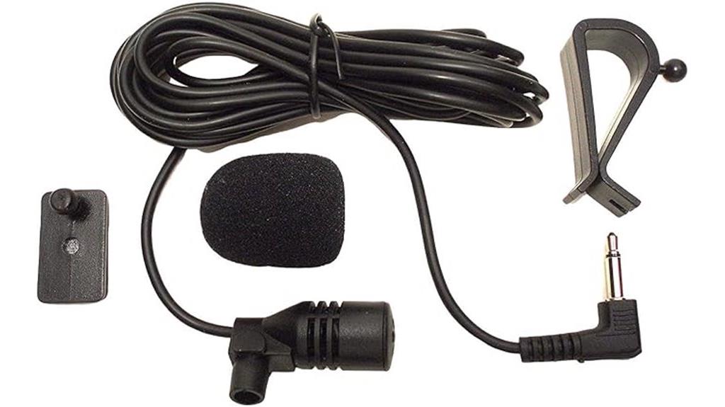 car stereo microphone assembly