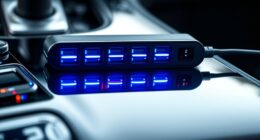 car usb hubs with voltmeters
