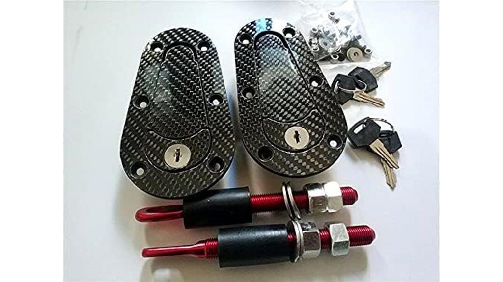 carbon fiber hood latch