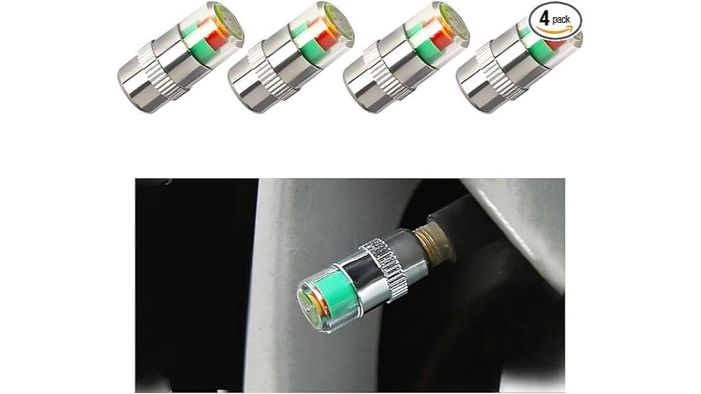 color coded valve caps