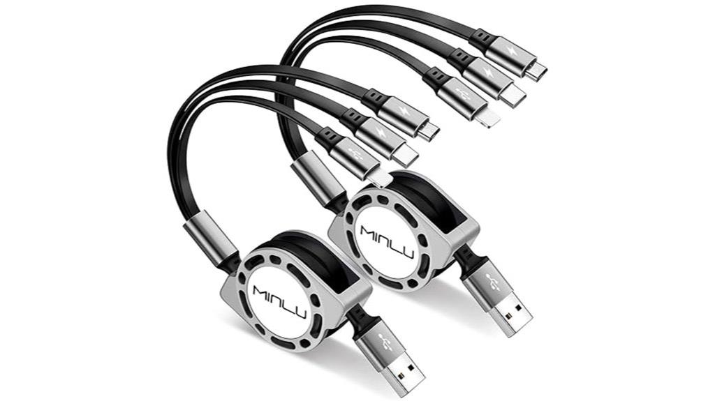 dual 3a retractable cables