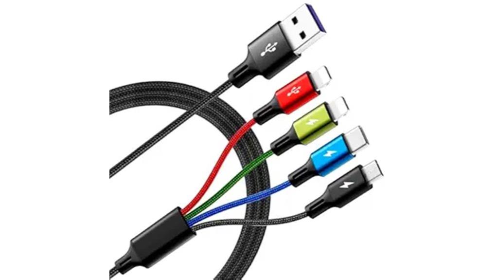 dual pack 6ft braided cables