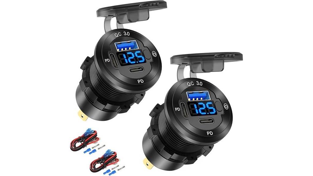 dual usb car sockets