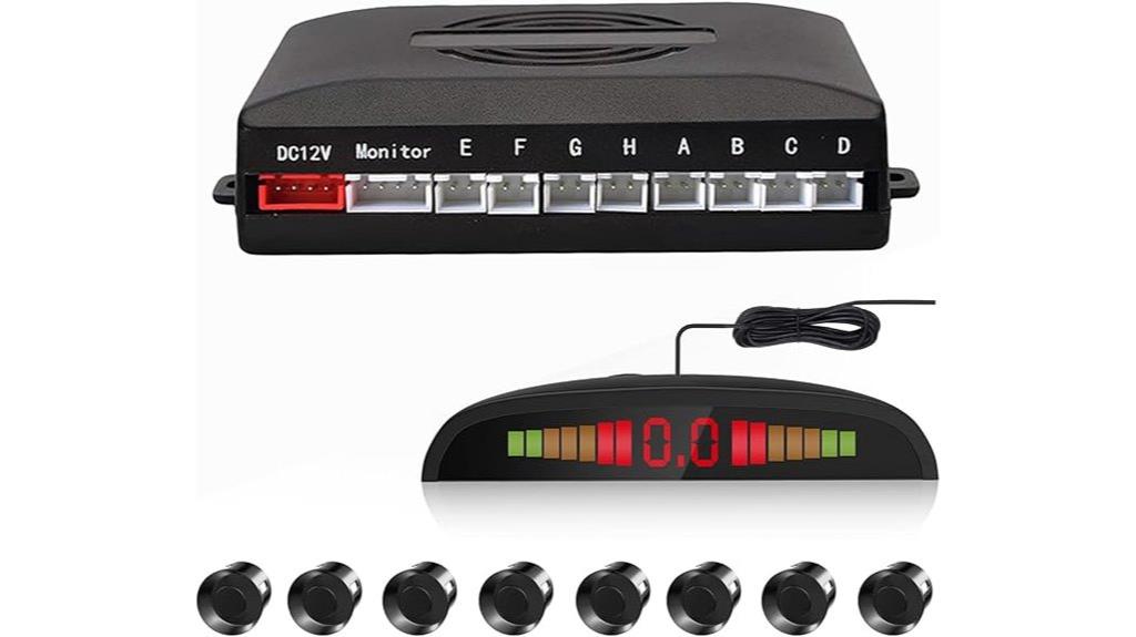 eight sensor parking radar