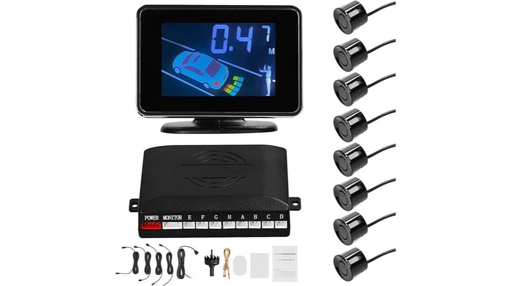 eight sensor parking system