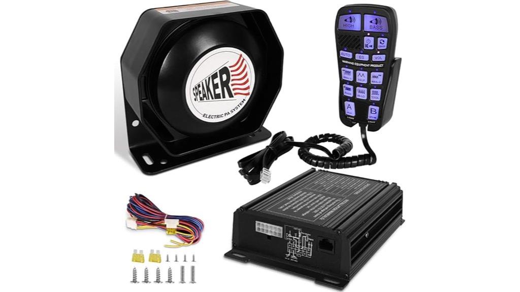 emergency police siren