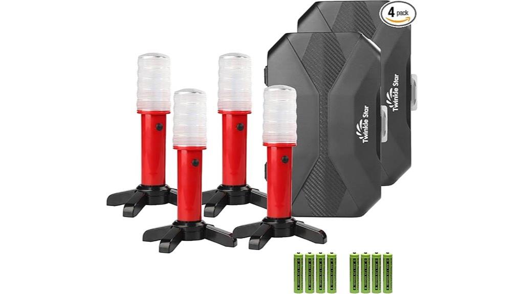 emergency roadside flare set