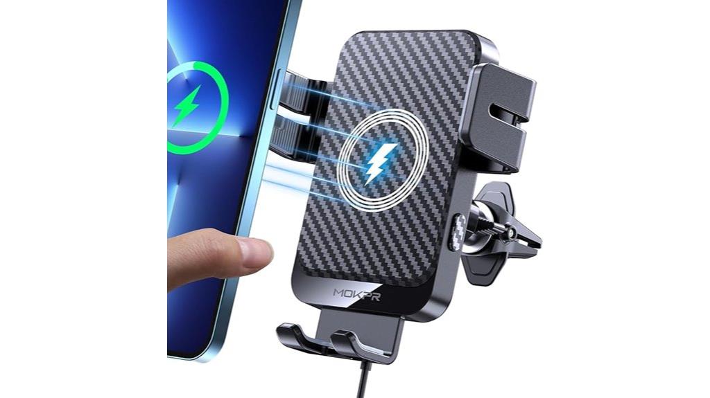 fast wireless phone mount