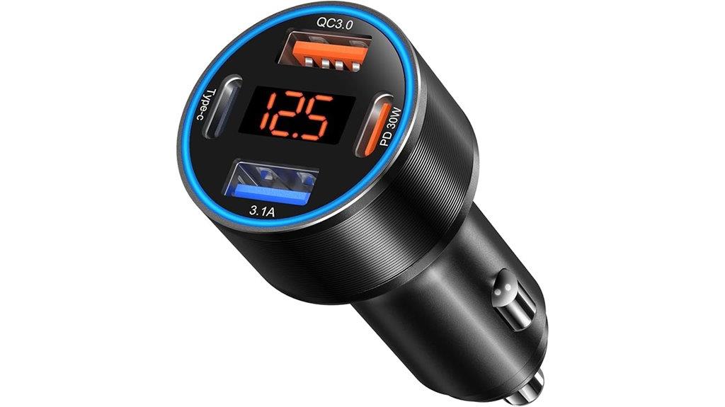 four port usb c charger