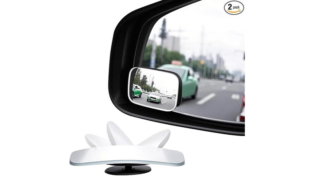 frameless adjustable convex mirrors