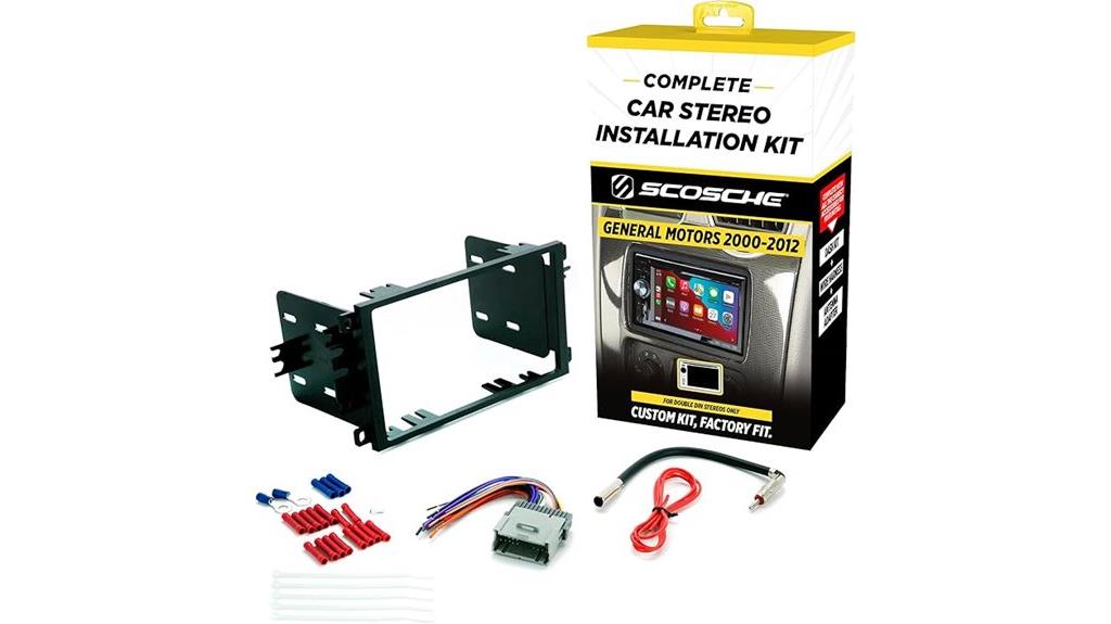 gm vehicle double din kit