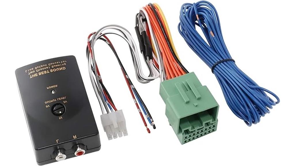 gm vehicle subwoofer interface