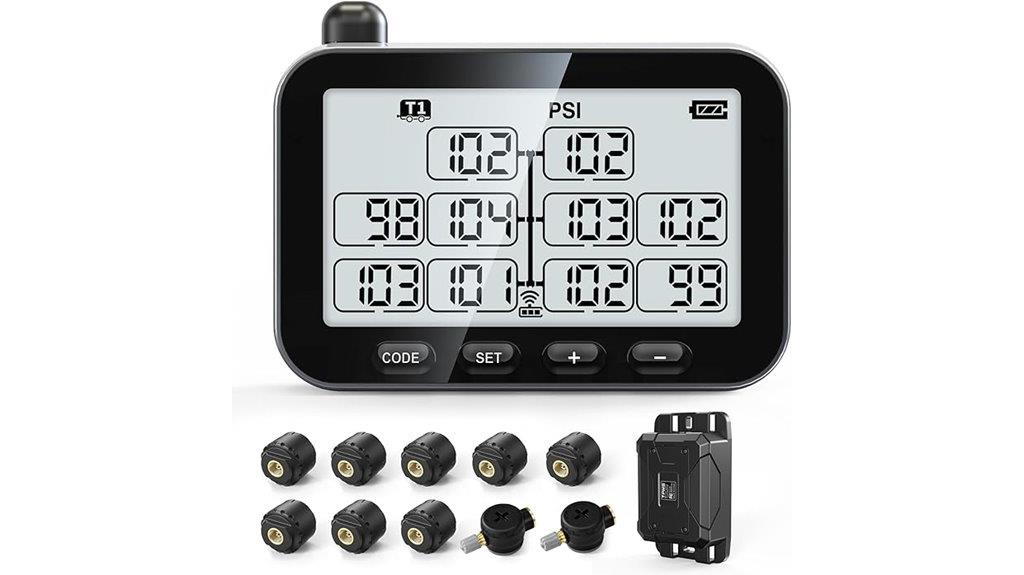 guta 10 sensor tire monitoring