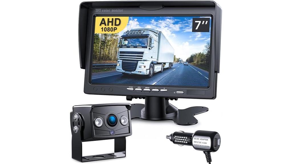 high definition waterproof backup camera