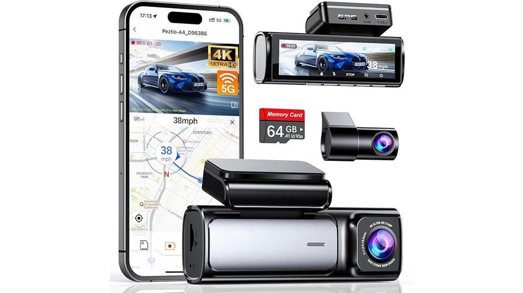 high resolution dual dash camera