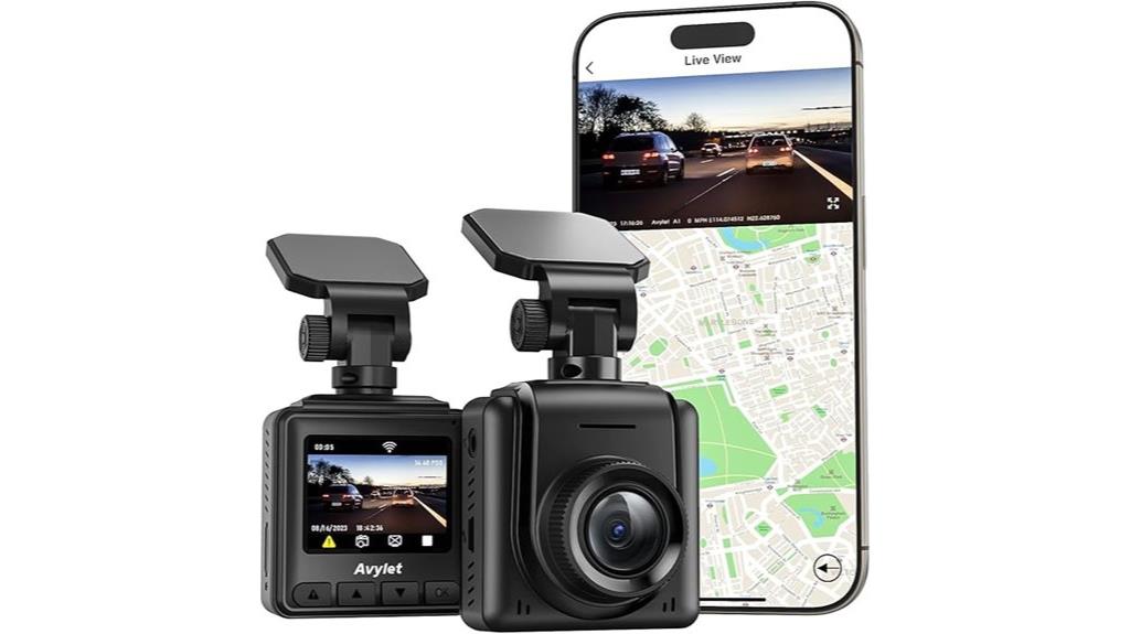 high resolution wifi dash cam