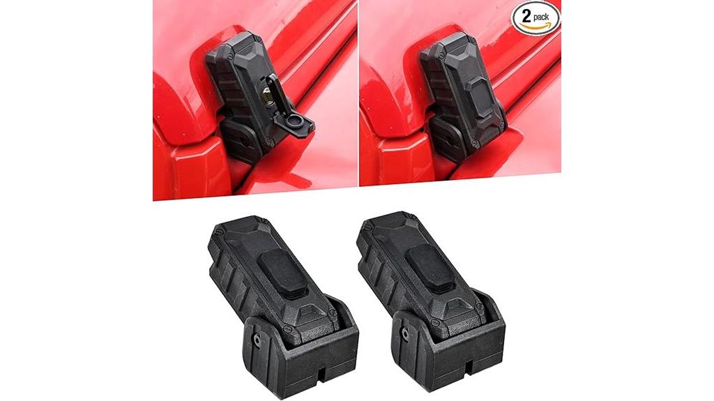 jeep hood latch set