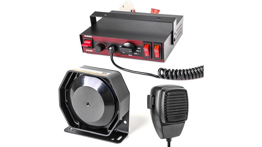 loud police siren system