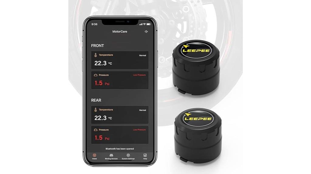 motorcycle external sensor system