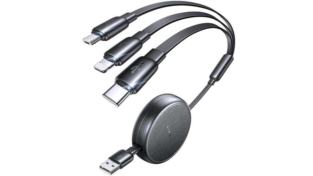 multi device retractable charger