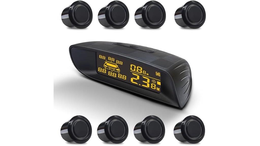 parking sensors with lcd