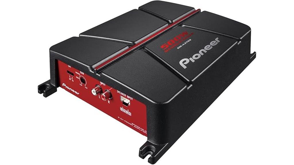 pioneer 2 channel amplifier