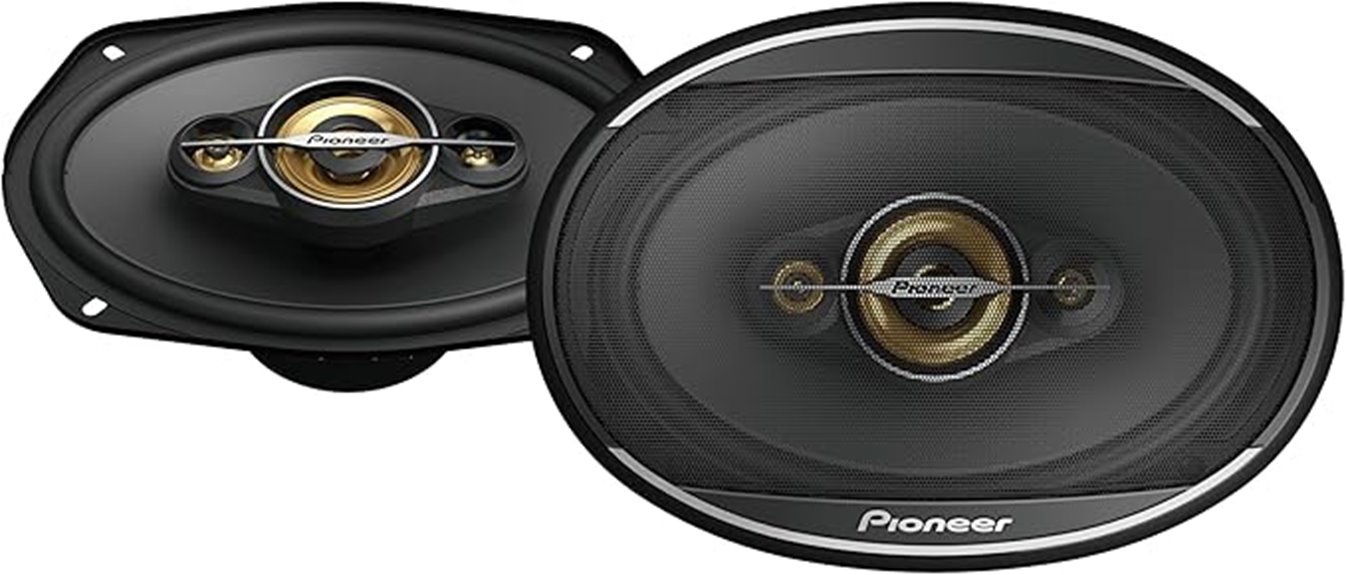 pioneer 6x9 4 way speakers