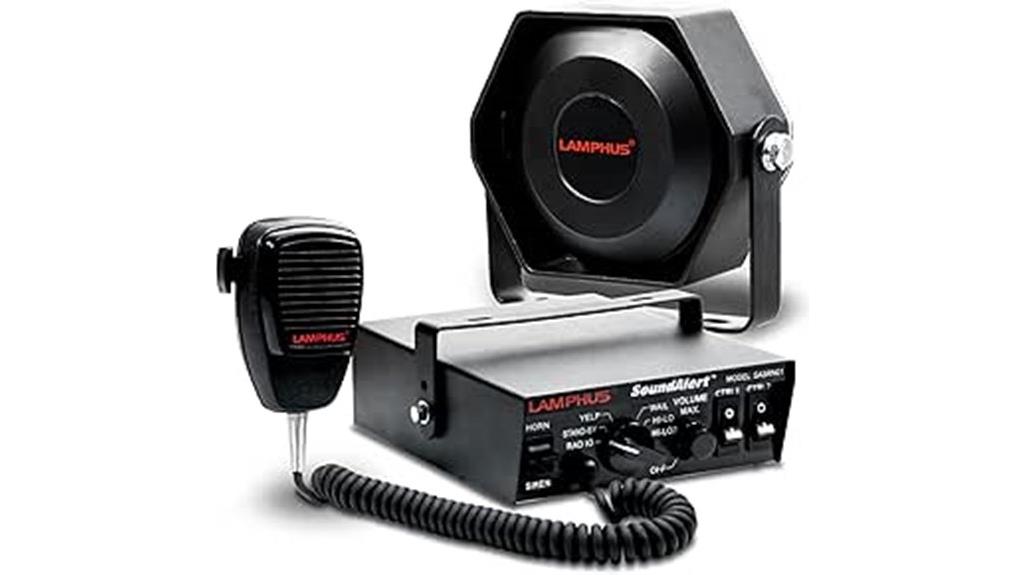 police siren pa system