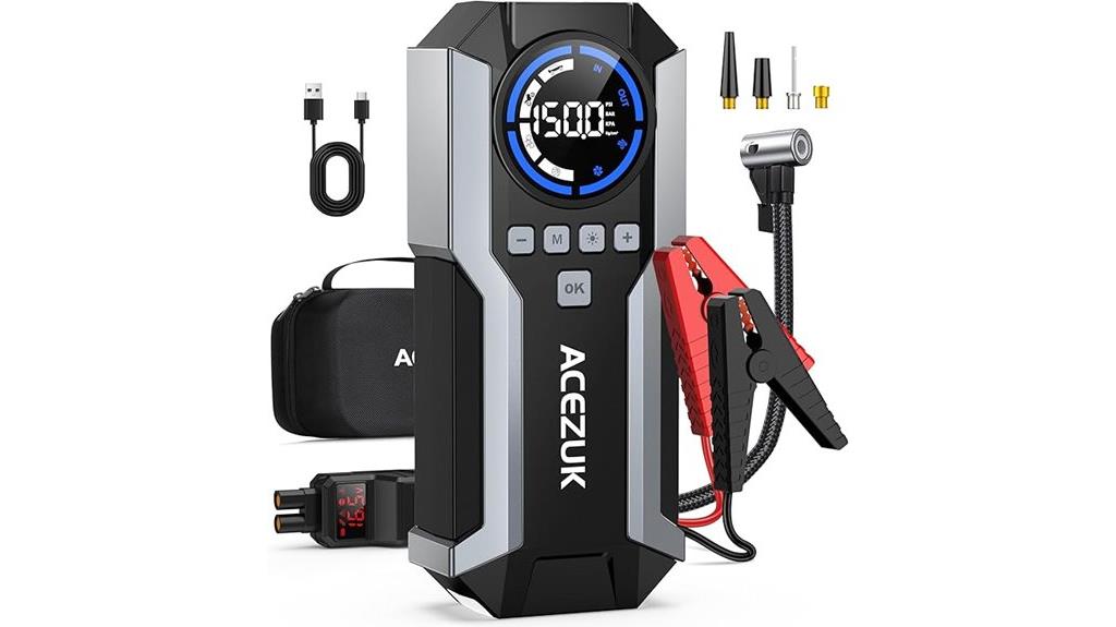 powerful jump starter kit