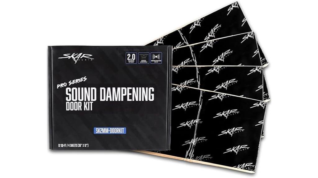 premium automotive soundproofing kit