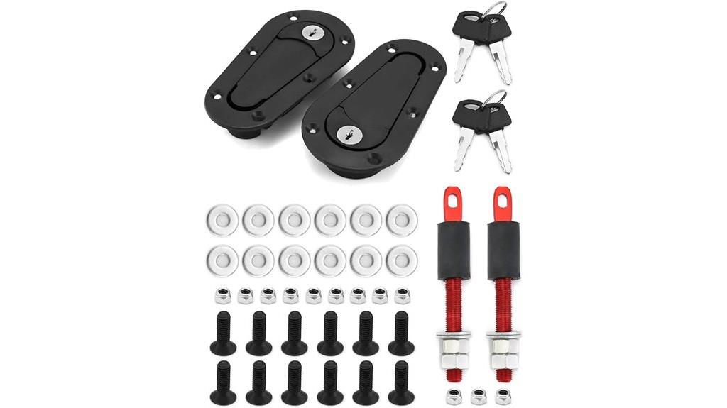 racing car hood latch