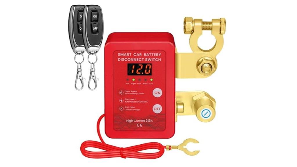 remote 12v battery disconnector