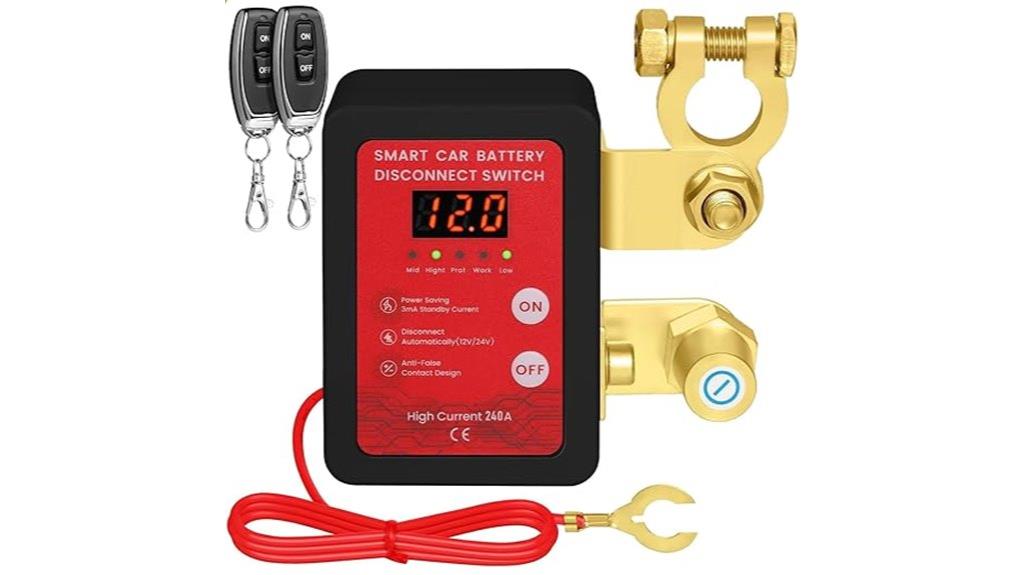 remote battery disconnect switch