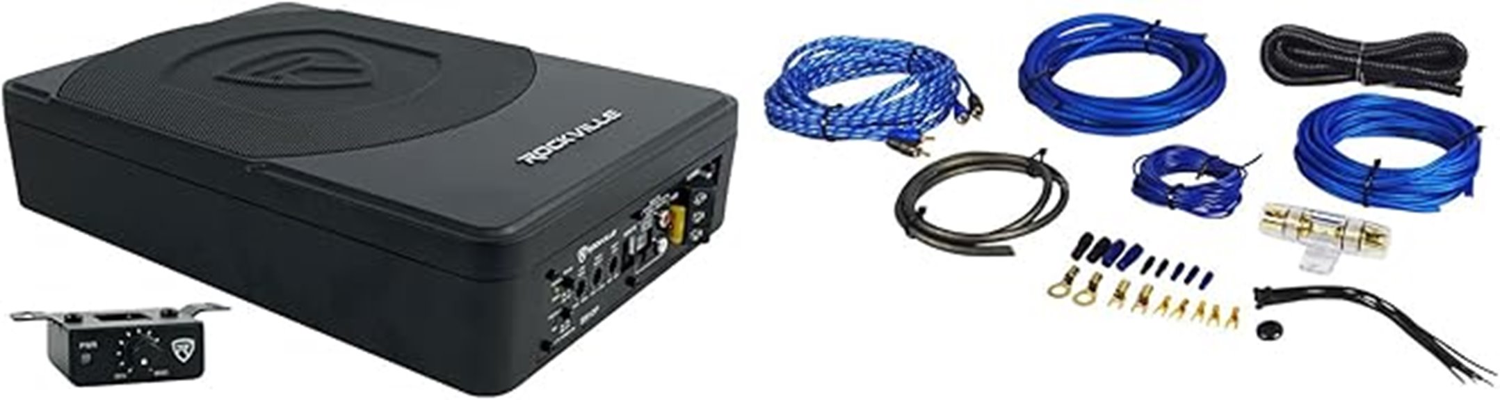 rockville 10 inch subwoofer kit