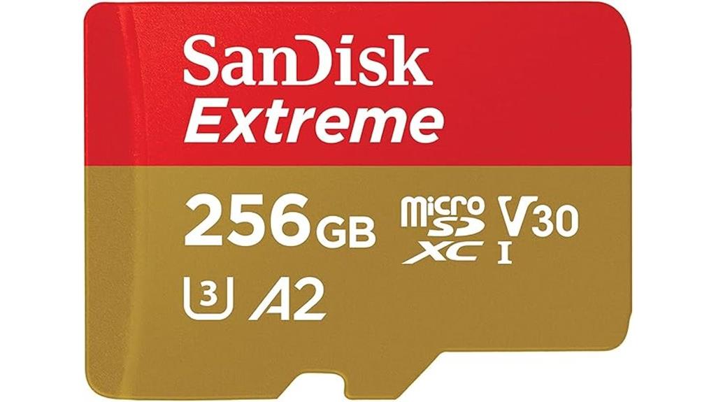 sandisk 256gb memory card