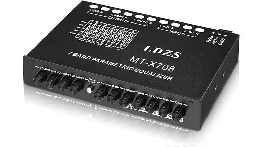 seven band car equalizer