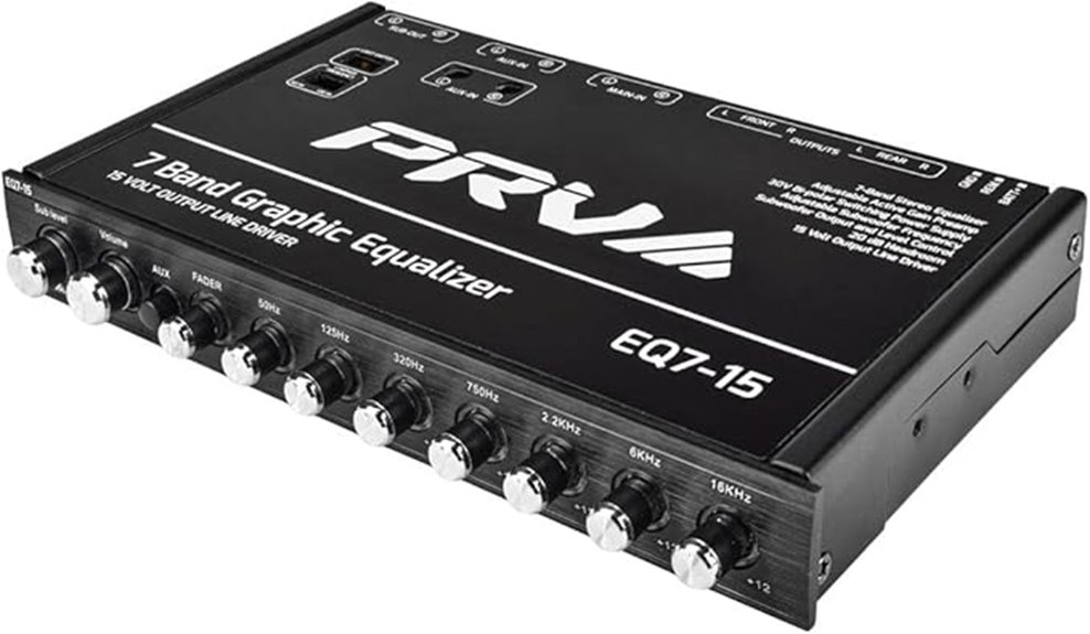 seven band graphic equalizer