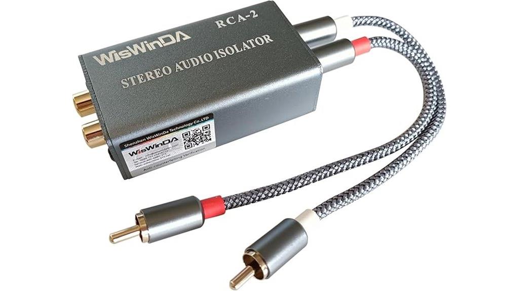 silver gray rca hum eliminator