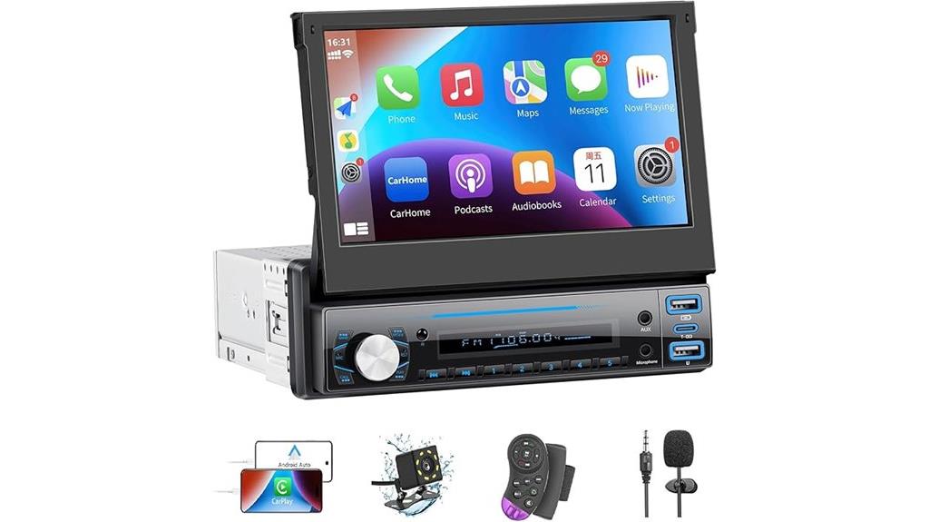 single din car stereo