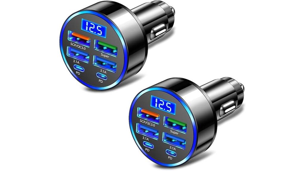 six port fast charging