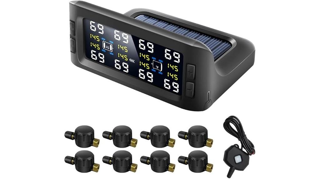 solar tpms with 8 sensors