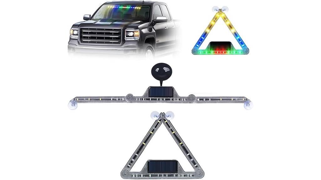 solar vehicle safety strobe