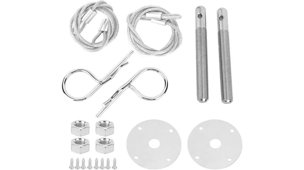 stainless steel hood pins