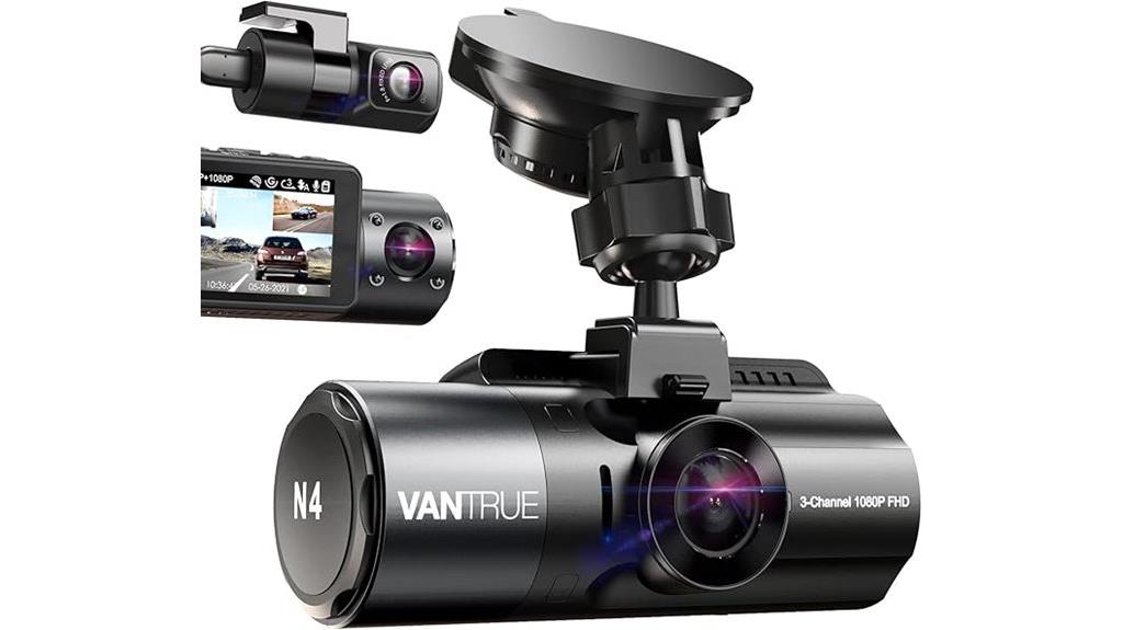 three channel dash camera