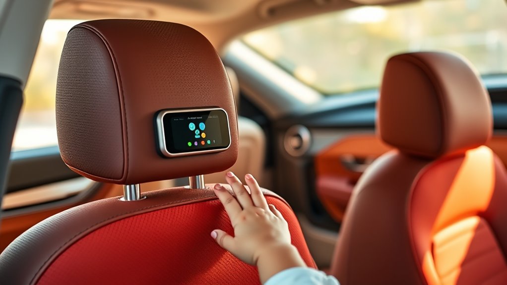 top rear seat child safety devices