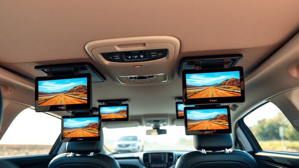 top vehicle roof mount monitors