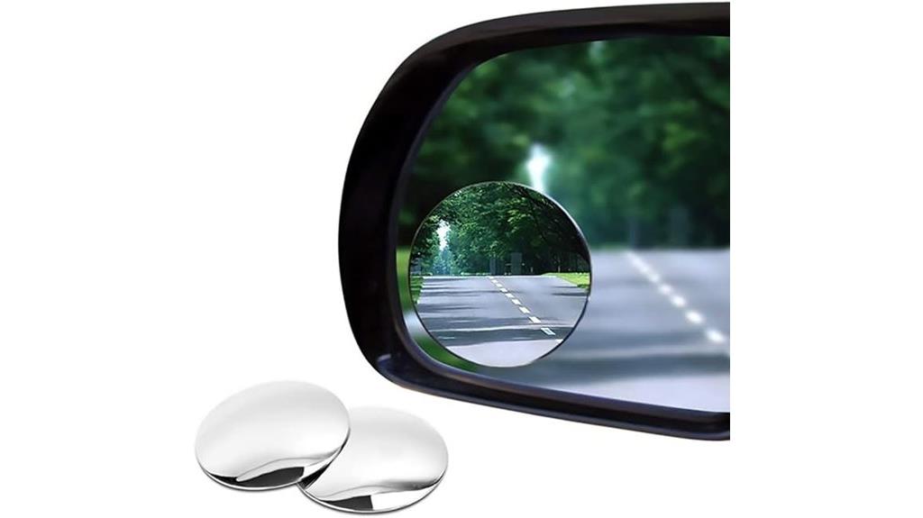two pack circular convex mirrors