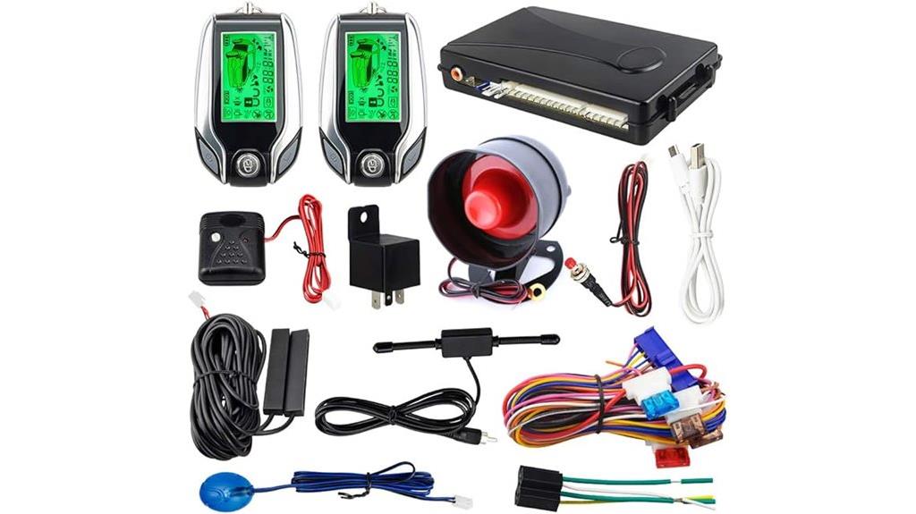 two way car alarm system